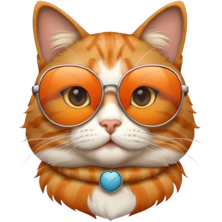Cat wearing sunglasses emoji