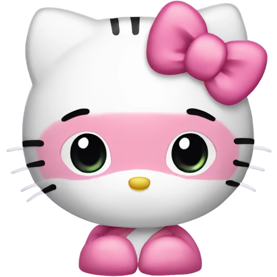 Make a cute hello kitty emoji emoji
