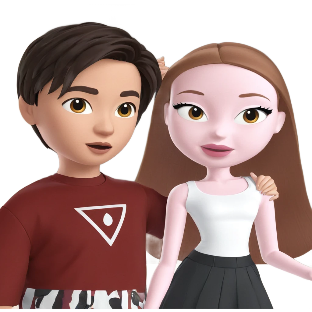 girl and boy fashion styles emoji