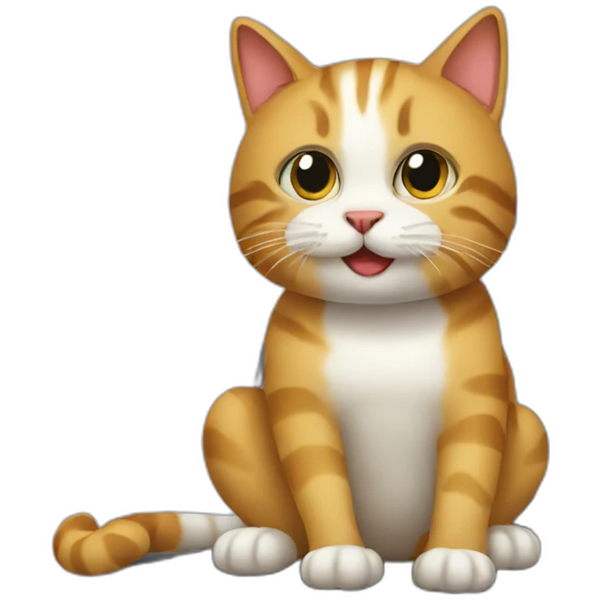cat using laptop emoji