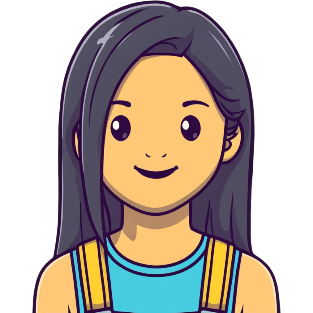 girl with straight  hair. and braces emoji