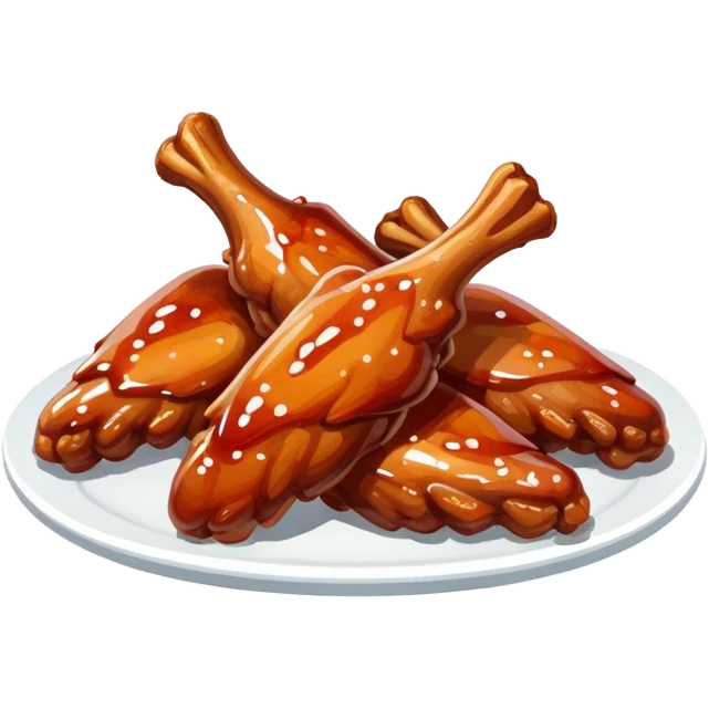Bbq wings  emoji