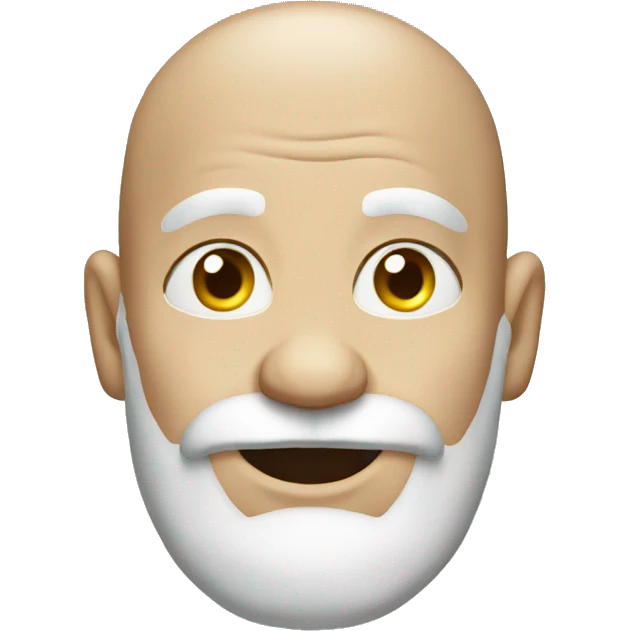 Bald santa emoji