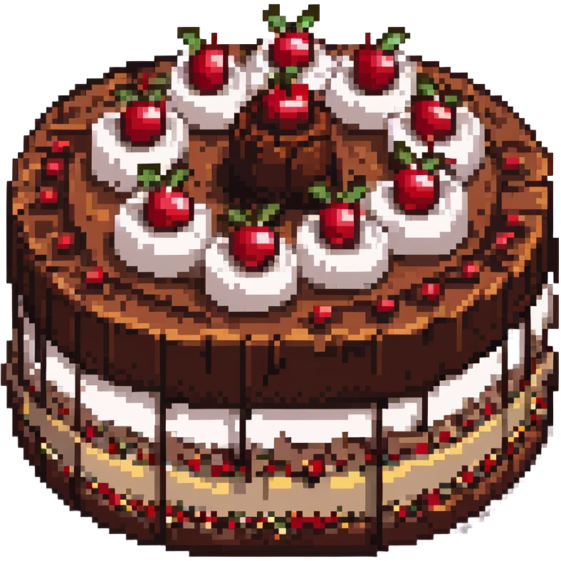 Black Forest cake dessert emoji