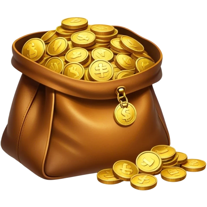 bag of golden coins emoji