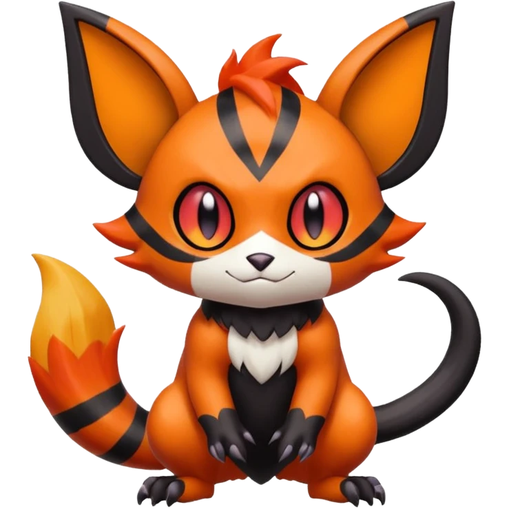 Noibat-Litten-Torracat-fusion-Fakemon-Pokémon-creature  emoji