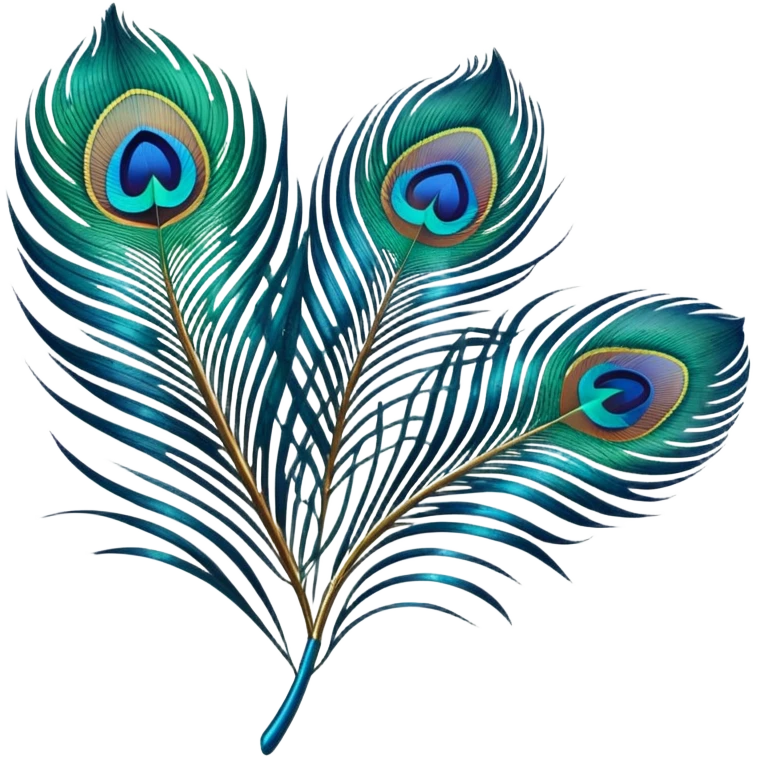 Peacock feather  emoji