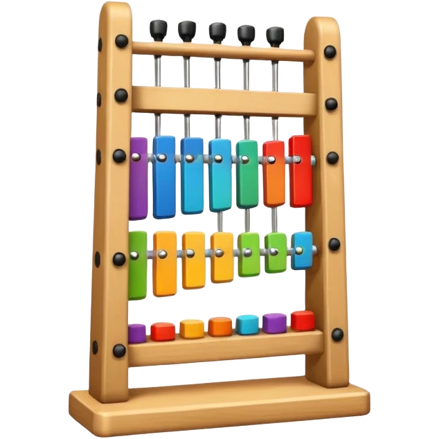 wooden glockenspiel instrument emoji