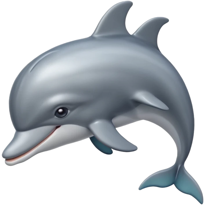High resolution of dolphin emoji