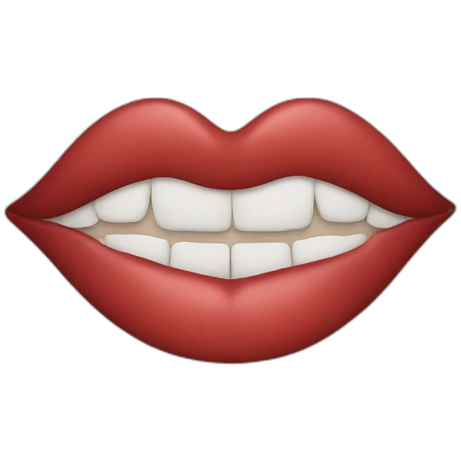 sewed lips emoji