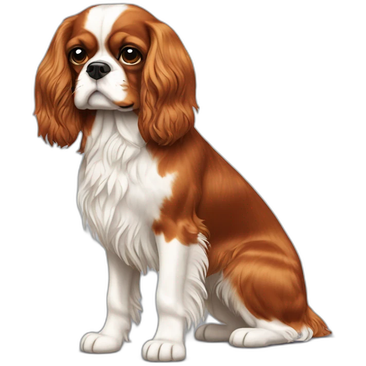  Cavalier King Charles Spaniel full body emoji