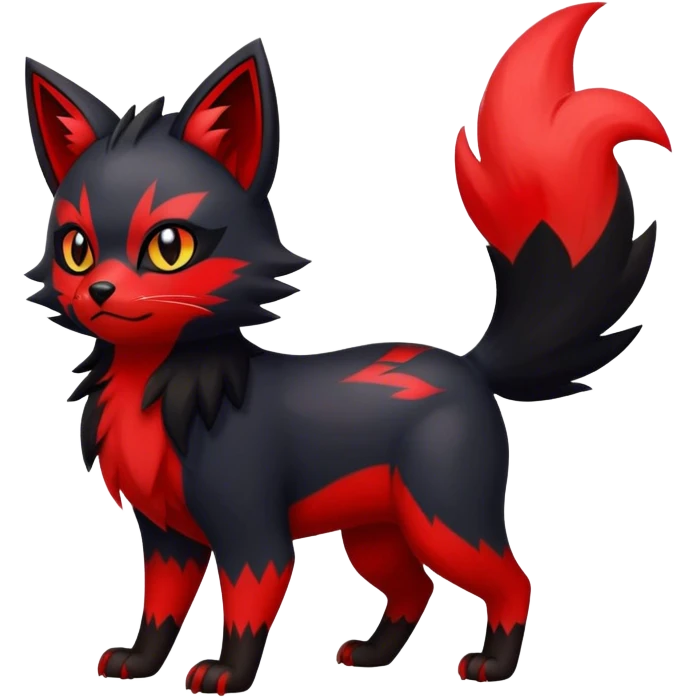 Litten-Zorua-hybrid full body emoji