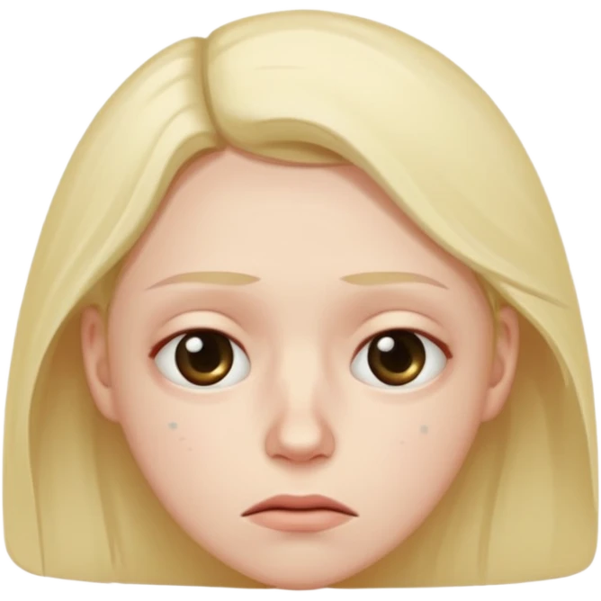 una persona que no se siente bien  emoji