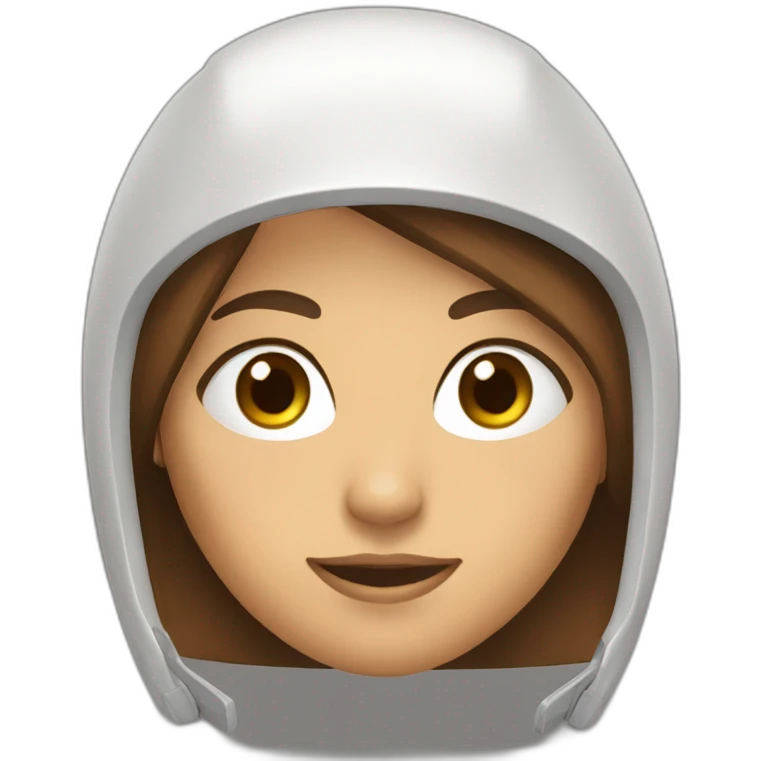 femme métisse gameuse yeux marrons casque gaming emoji