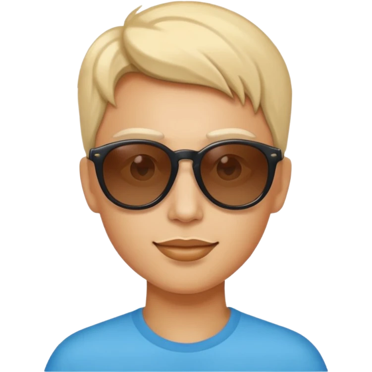 sol radiante con gafas de sol emoji