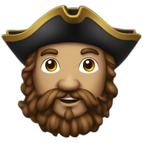 Pirate walnut  emoji