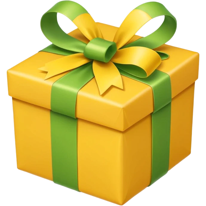 Apple-style emoji, minimal shading, simple gradients.
Keep the original emoji style and shape exactly the same.
Change the ribbon color to a vivid yellow.
Flat emoji style, clean vector look, no extra elements, no text, transparent background. emoji