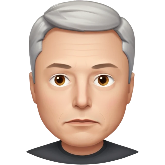 make me elon musk serious face  emoji