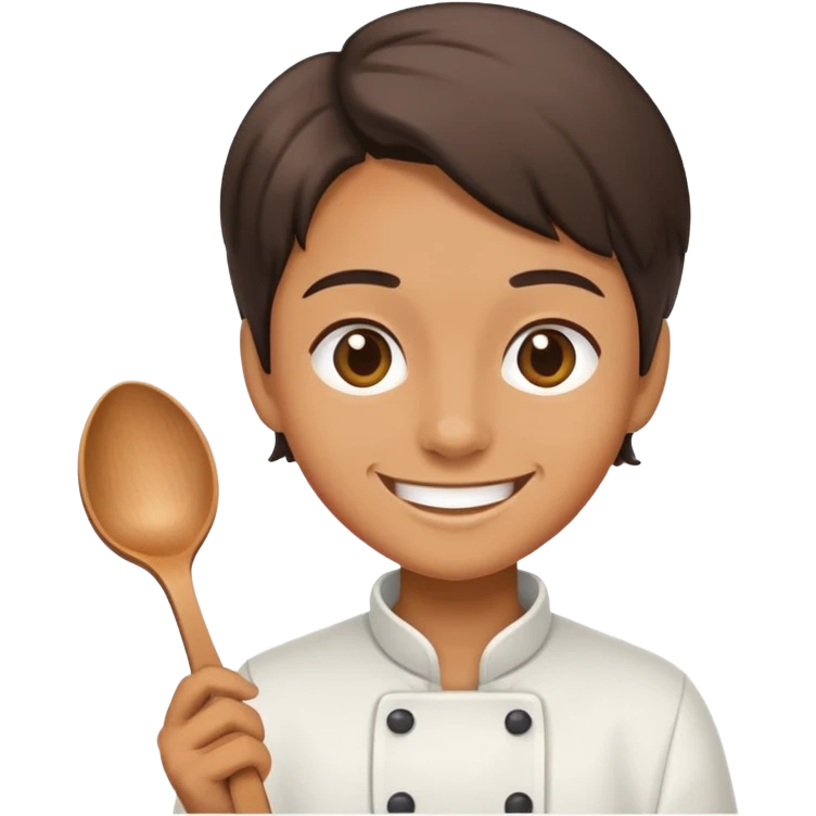 Cook with a spoon emoji