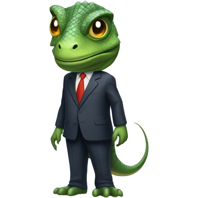 Trump is lizard man  emoji