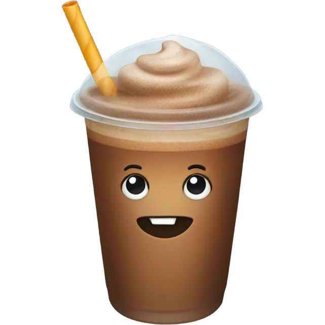 Iced coffee emoji