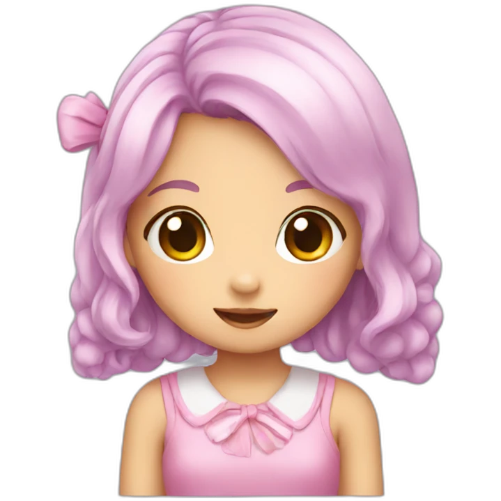 Kawaii girl emoji