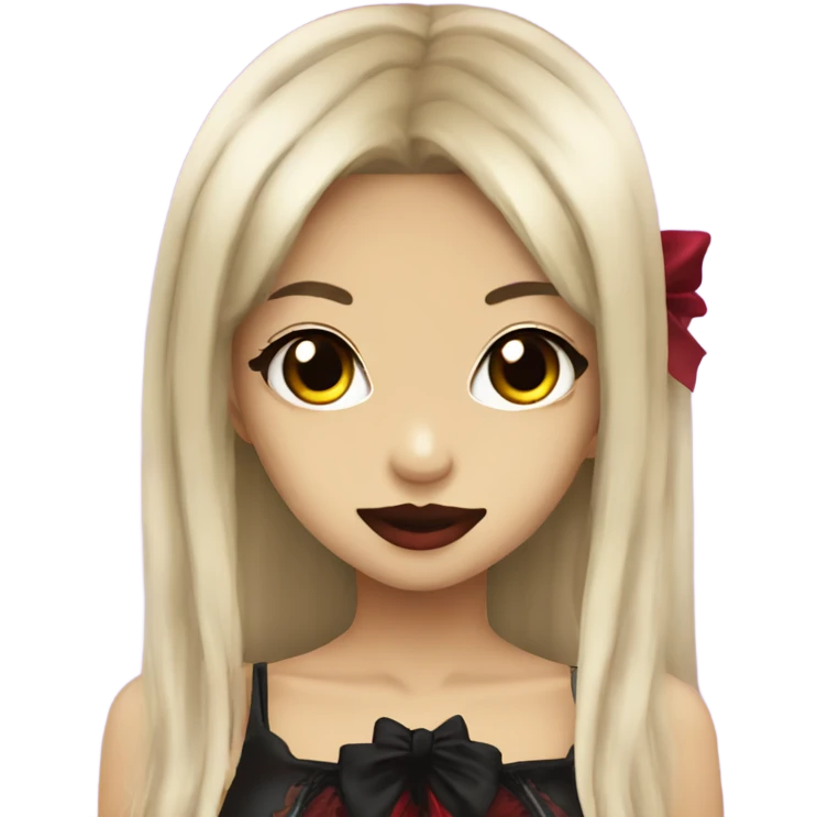 Vampire gyaru girl emoji