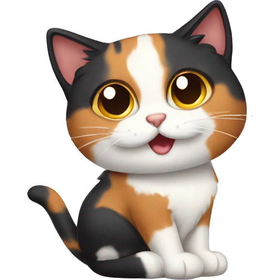 Calico cat emoji