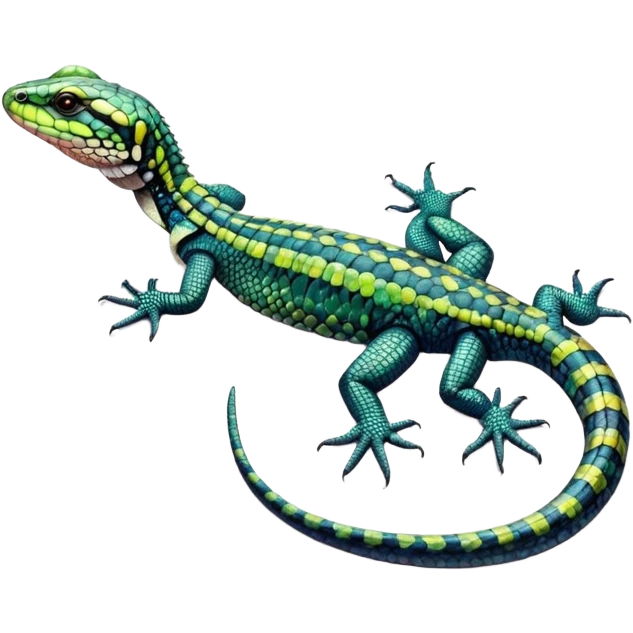 Tegu lizard emoji
