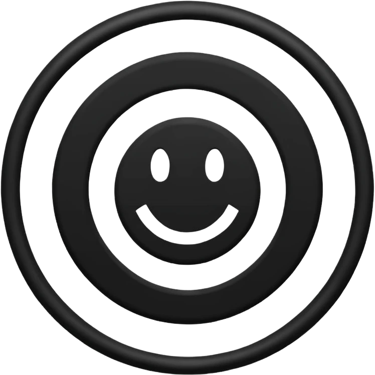 Black circle with “MB” written on in the middle of it. Nothing else emoji