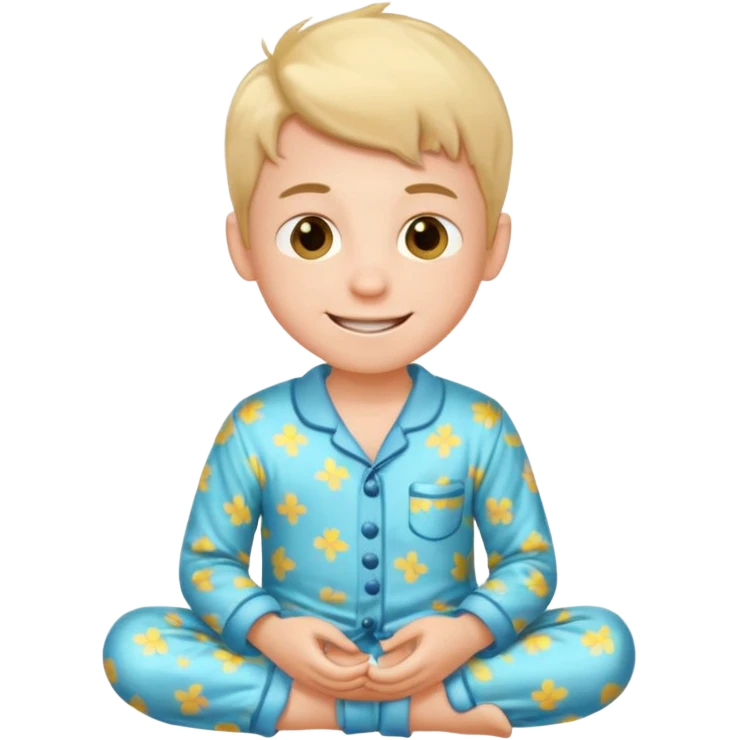 create emoji of a boy getting up in the morning in the bed emoji