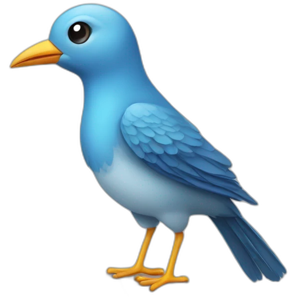 bird with laptop emoji