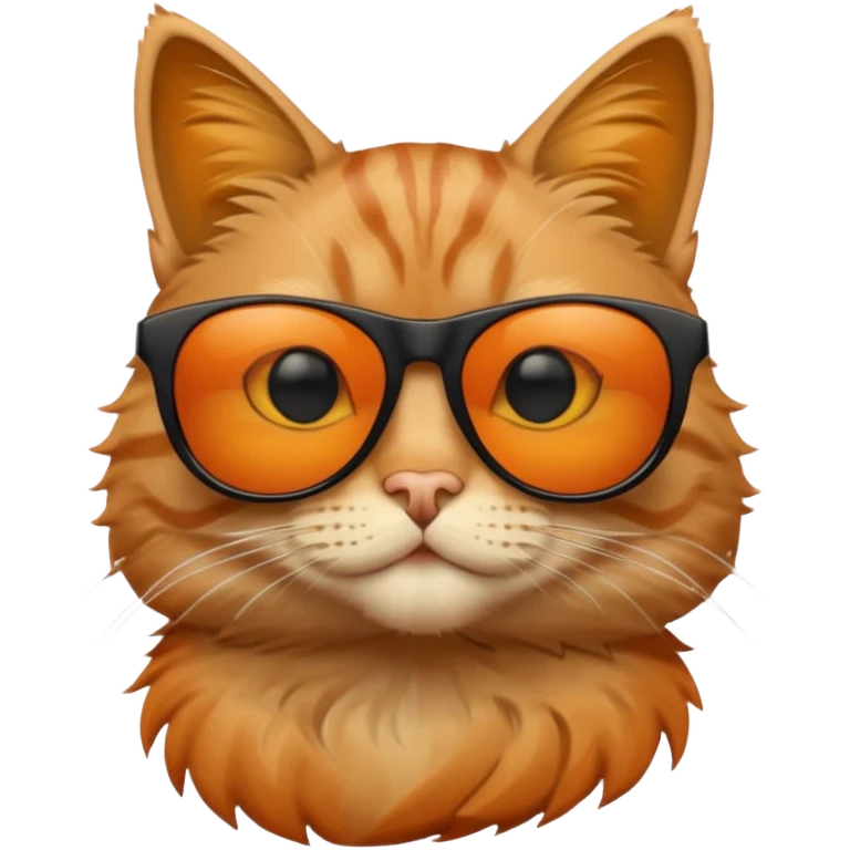 Cat wearing sunglasses emoji