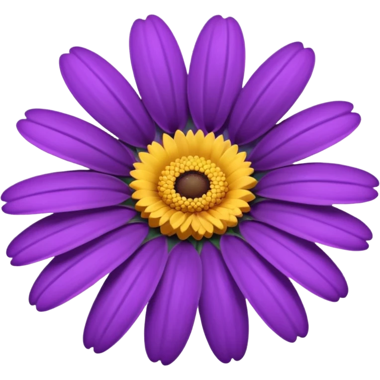purple daisy flower emoji