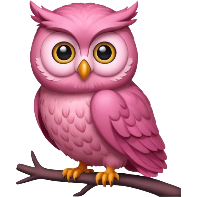 pink owl emoji