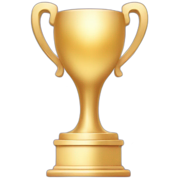 Could you design an emoji that symbolizes success or congratulations, such as a sparkling trophy or applauding hands? emoji