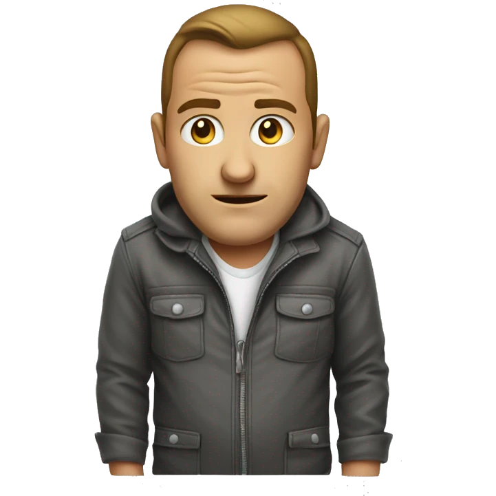 man showing empty pockets photorealistic serious emoji