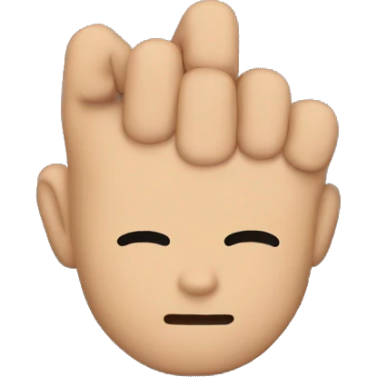 Face palm emoji