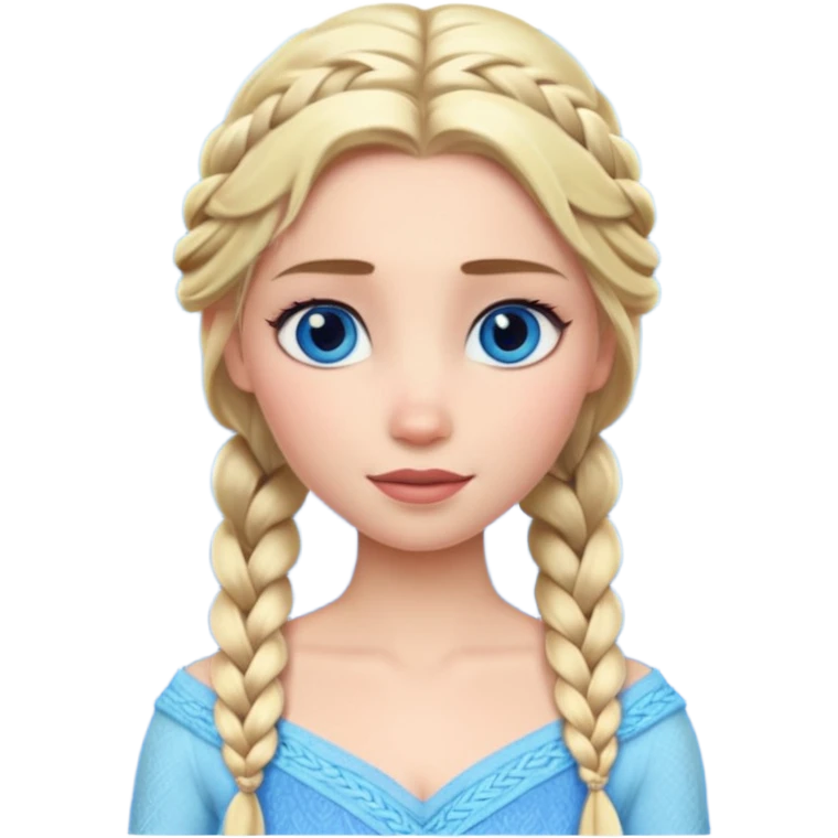 elsa frozen emoji