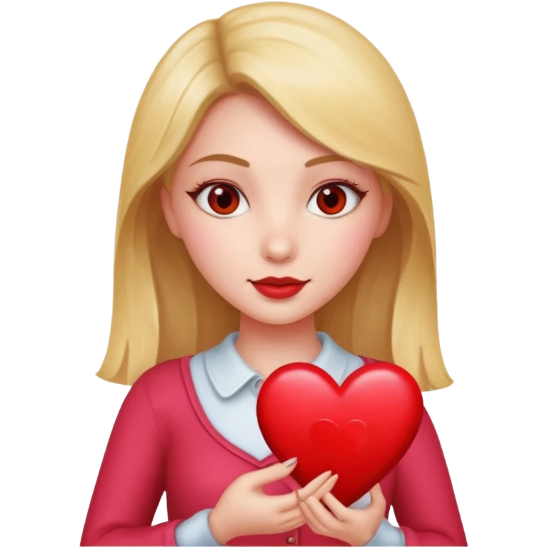 Hot Girl Valentine emoji