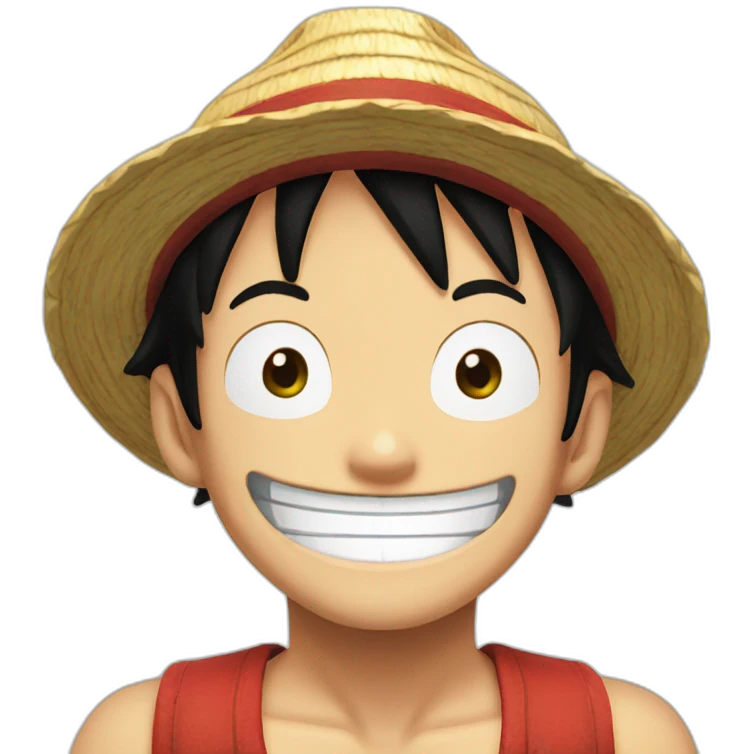 Luffy-smile emoji