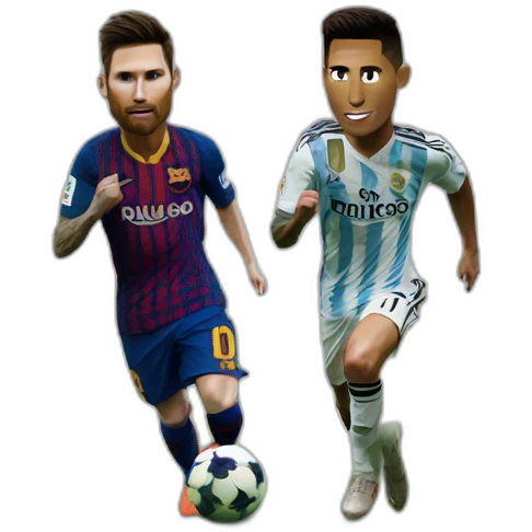 Messi vs Cr7 emoji