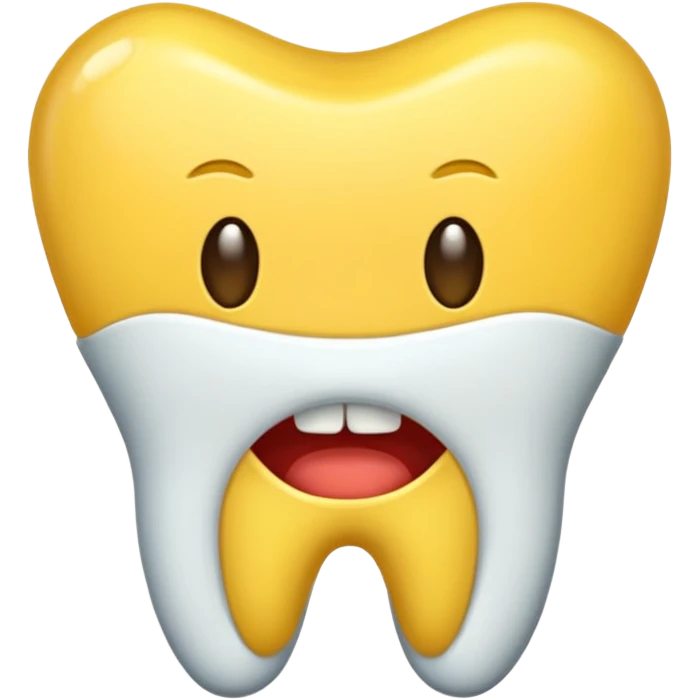diş  sarı emoji