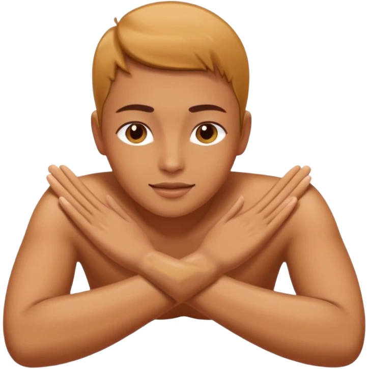 Oiled nude massage emoji