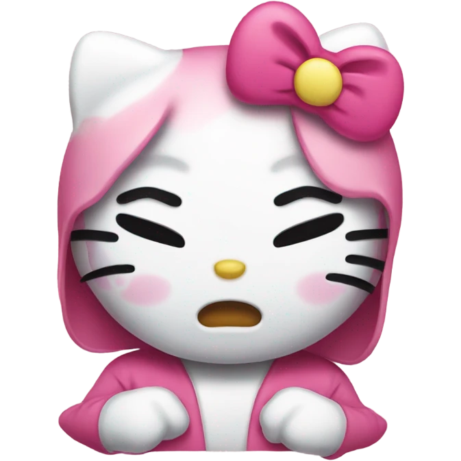 hello kitty crying emoji