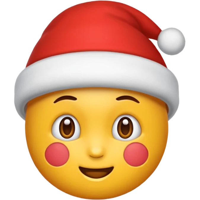 Новогодняя шапка emoji