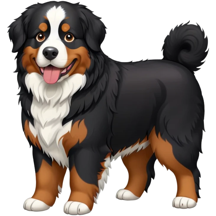 Bernese Mountain dog emoji