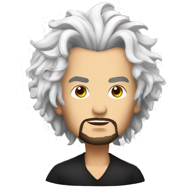 Phillip kirkorov white hair emoji