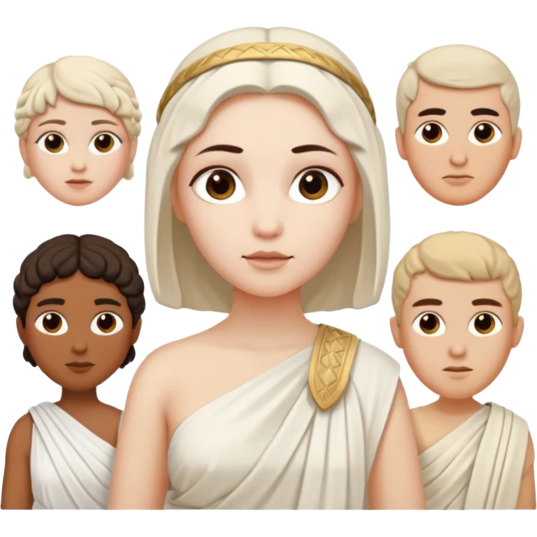 woman white ancient greek people emoji