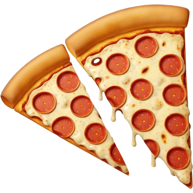 2 slices of pizza icons emoji